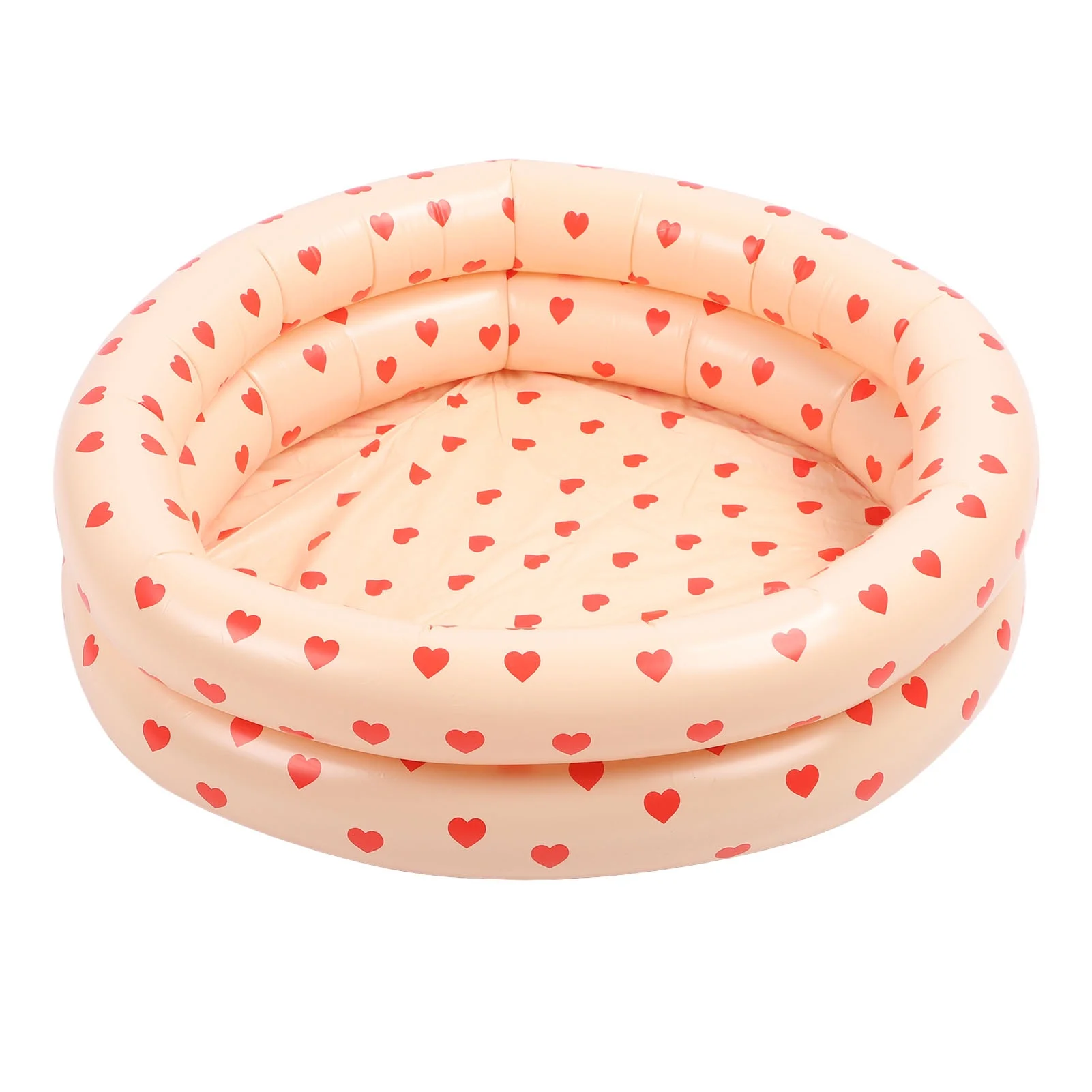 round-inflatable-swimming-pool-vintage-heart-pattern-thicken-kids-paddling-pool-for-indoor-pink