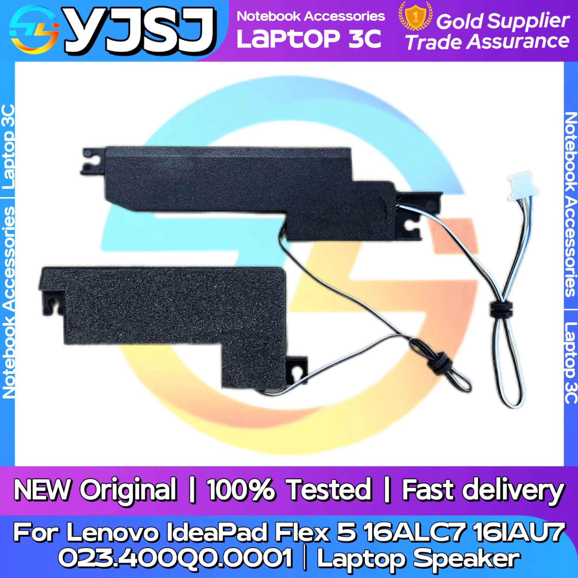 New Original Laptop Notebook Audio Speaker For Lenovo IdeaPad Flex 5 16ALC7 built-in speaker horn audio  023.400Q0.0001