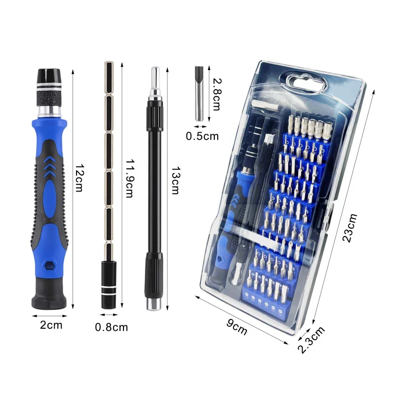 

58 in one precision small screwdriver set, mobile phone repair tool, portable complete set of manual screwdriver set