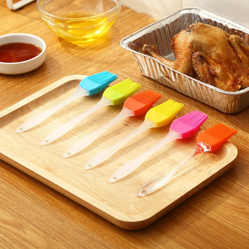 Portable Silicone Oil Brush Grill Oil Brushes Liquid Oil Pastry Kitchen Baking BBQ Tool Kitchen Tools for Outdoor Camping