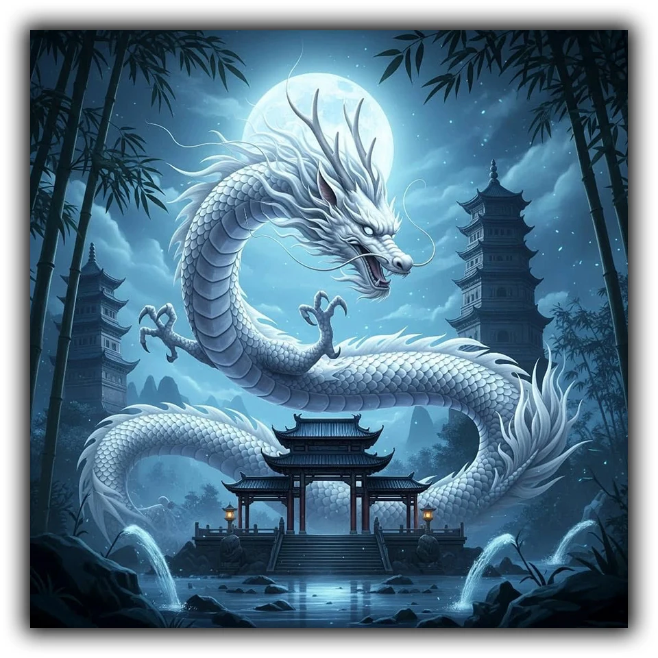 

Diamond Painting Art DIY Dragon Scenery Diamond Embroidery Full Square Round Rhinestone Cross Stitch Mosaic Home Decoration ﻿