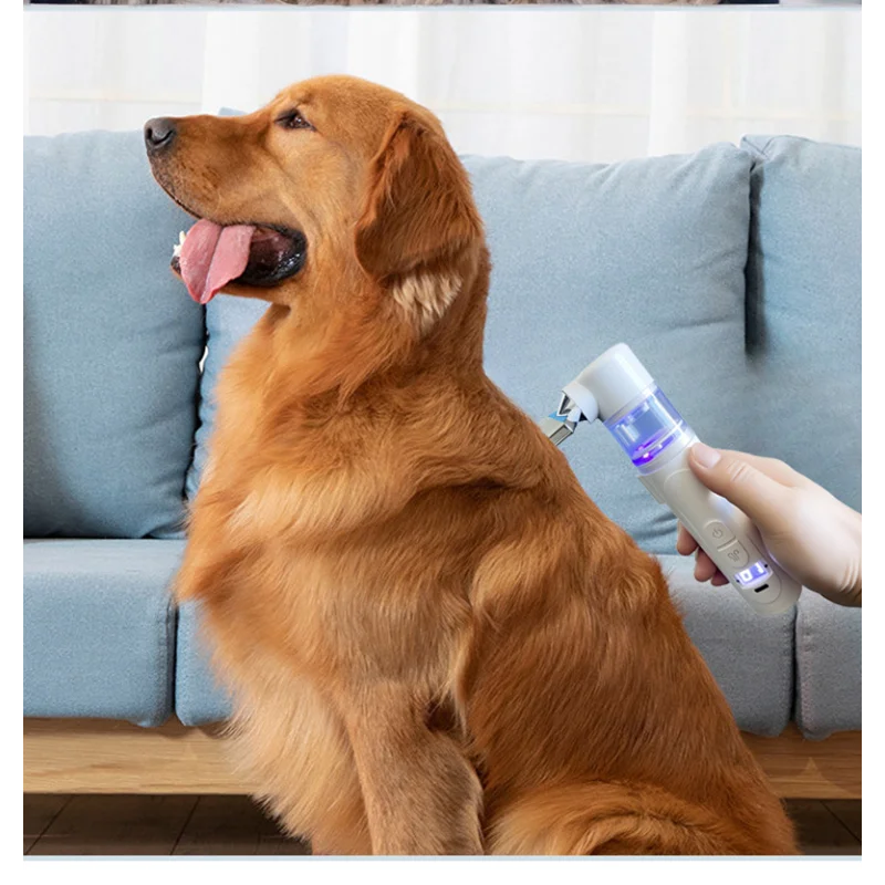 2 in 1 Electric Pet Flea Comb Hair Detangler Suction Grooming Tool For Cats Dogs Anti Parasite Lice Removal USB Rechargeable view 6