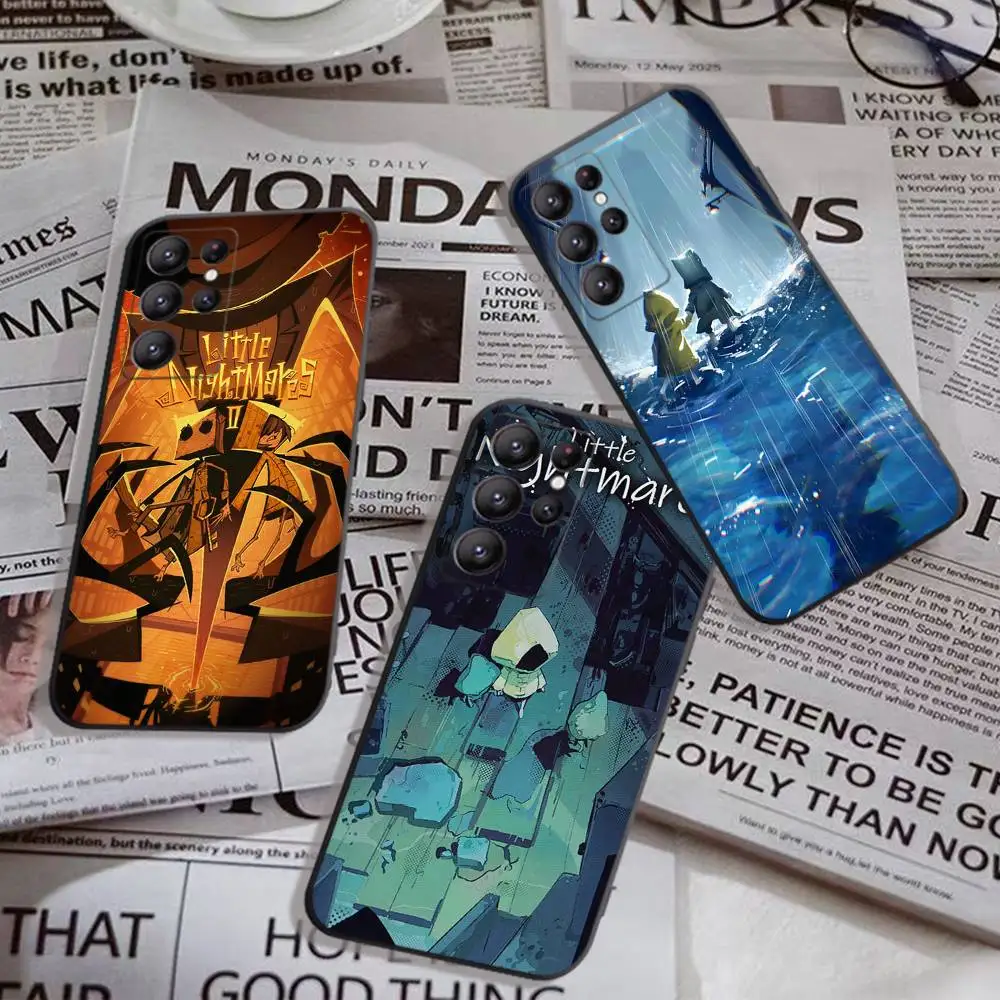 Game L-Little N-Nightmares Phone Case For Samsung S 24 fe 25 Ultra plus 20 lite 21 30 22 23 24 22 Ultra 5G Fundas