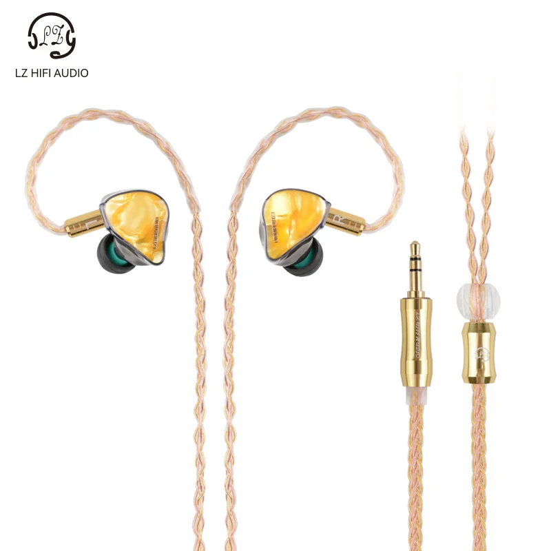 LZ A2 PRO High-end Audiophile Headset 1DD+2 Knowles BA Hybrid 3 Driver In-ear Monitor Earphone HIFI Music Studio Earbud A4 Pro