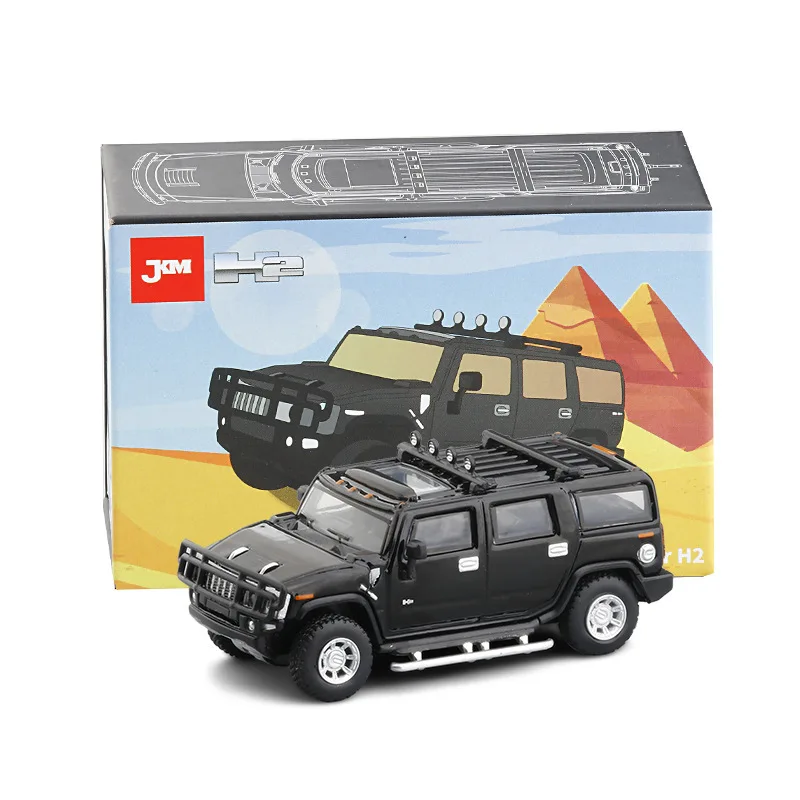 JKM 1:64 Hummer H2 Alloy Car Model Vehicles For Collectibles Gift