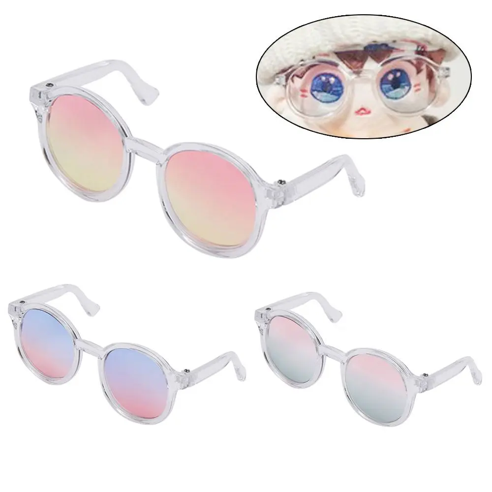 Dolls Glass 9cm Multi Colours Cute Doll Round Glasses Accessories As Fit Plush Toys Dolls Glasses Toys Changing Clothes Game