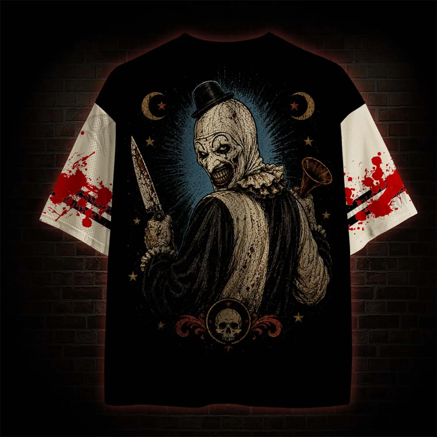 2026 New Nordic Mythical Theme Sports Fashion Short Sleeve V-neck Street View Clothing Mythical Fan Gifts T-shirt   Halloween