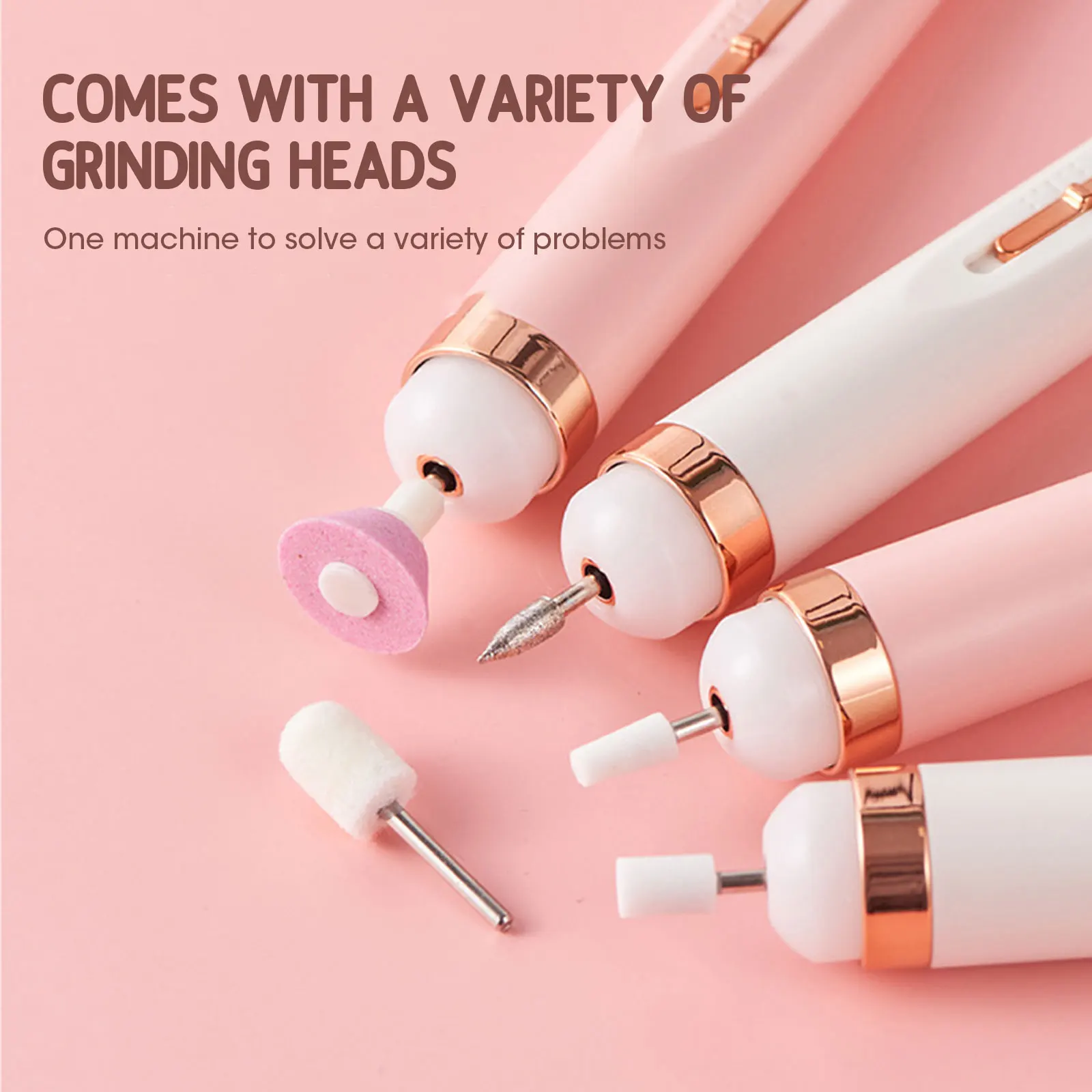 Professional Manicure Pedicure Kit Cordless Electric Nail File Set Nail Drill Machine Hand Foot Care Tool For Grind Trim Polish