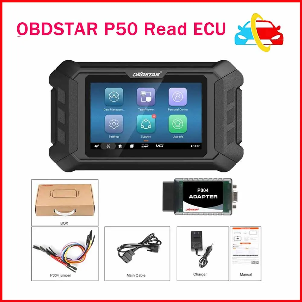 2024 OBDSTAR P50 Full Brasil P50 Airbag Reset Tool SRS Reset Scanner Covers 86 Brands and Over 3000+ECU Part No.with P004