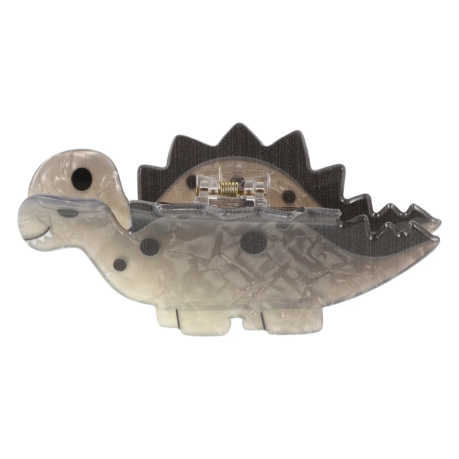 Hair Clip Cartoon Accessories Animal Claw Clips Dinosaur Cute Fun Light Grey Clamps
