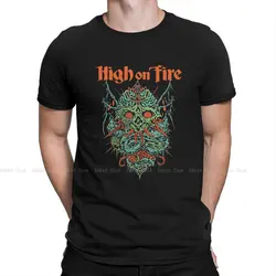 High on fire Man TShirt Horrifying Distinctive T Shirt Harajuku Streetwear New Trend