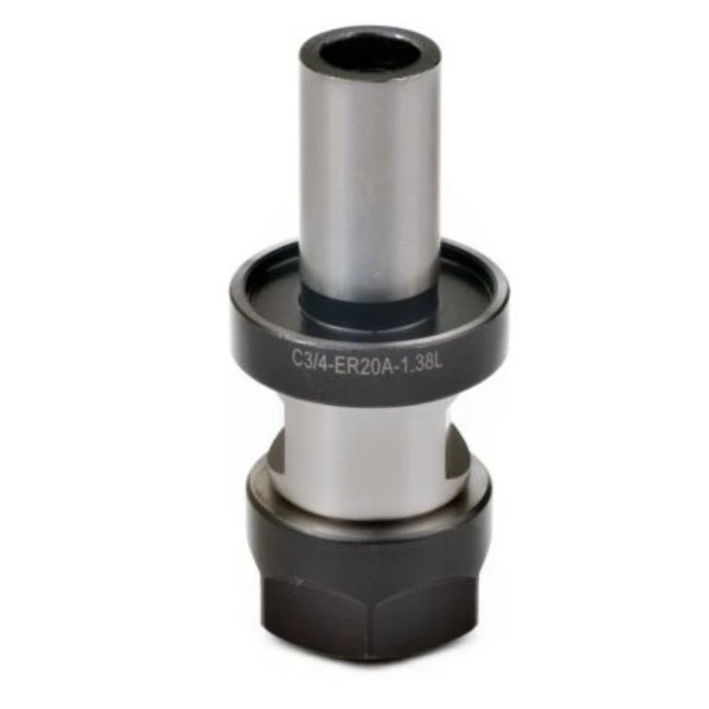 For C3/4-ER20A-1.38L Extension Rod + 1pcsR8 Collet 3/4-M12 Rear Pull Thread Straight Shank Mechanical Parts