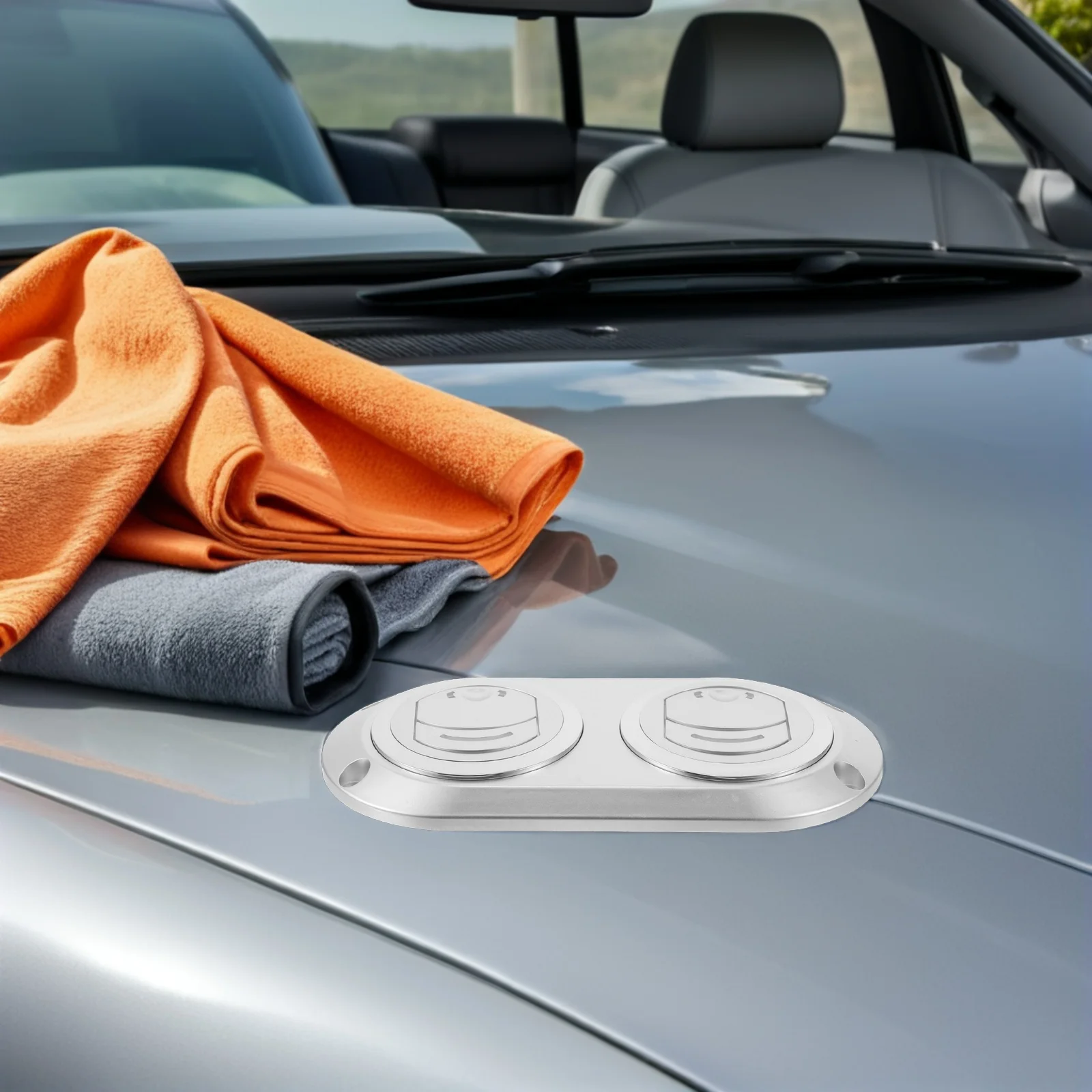 

Durable Bus Air Conditioning Outlet Cover Round Vent Noise Reduction Efficient Airflow Universal Fit Accessories