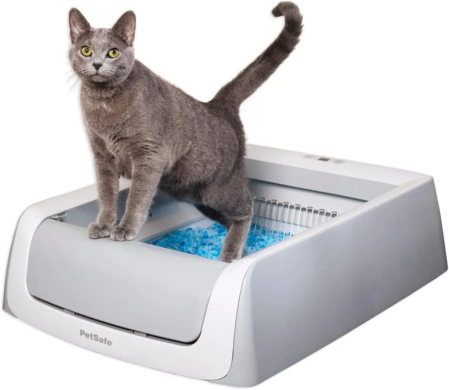 ScoopFree Crystal Pro Self Cleaning Litter Box (19.1x6x27.6 Inch) Automatic Litter Box Uncovered Self Scooping Cat Litter