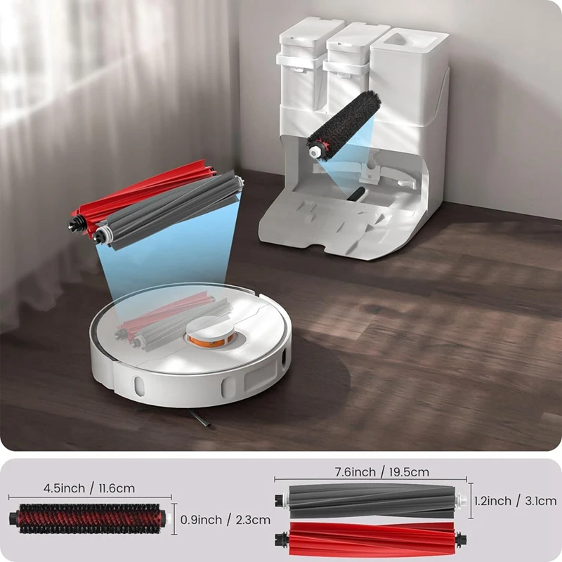 1 Satz Ersatzteile passend für Roborock S8 Pro Ultra Staubsauger Zubehör Haupt rollen bürsten Ersatzteile