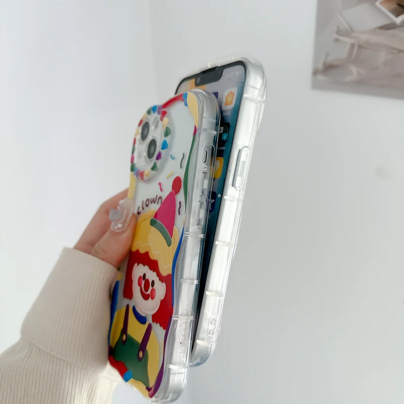 Luxury 3D Wavy Case For IPhone 11 XR 7 8 6 6S Plus 11 12 13 14 Pro XS Max X SE 2020 Flowet Cartoon Soft TPU Cover Funda Coque