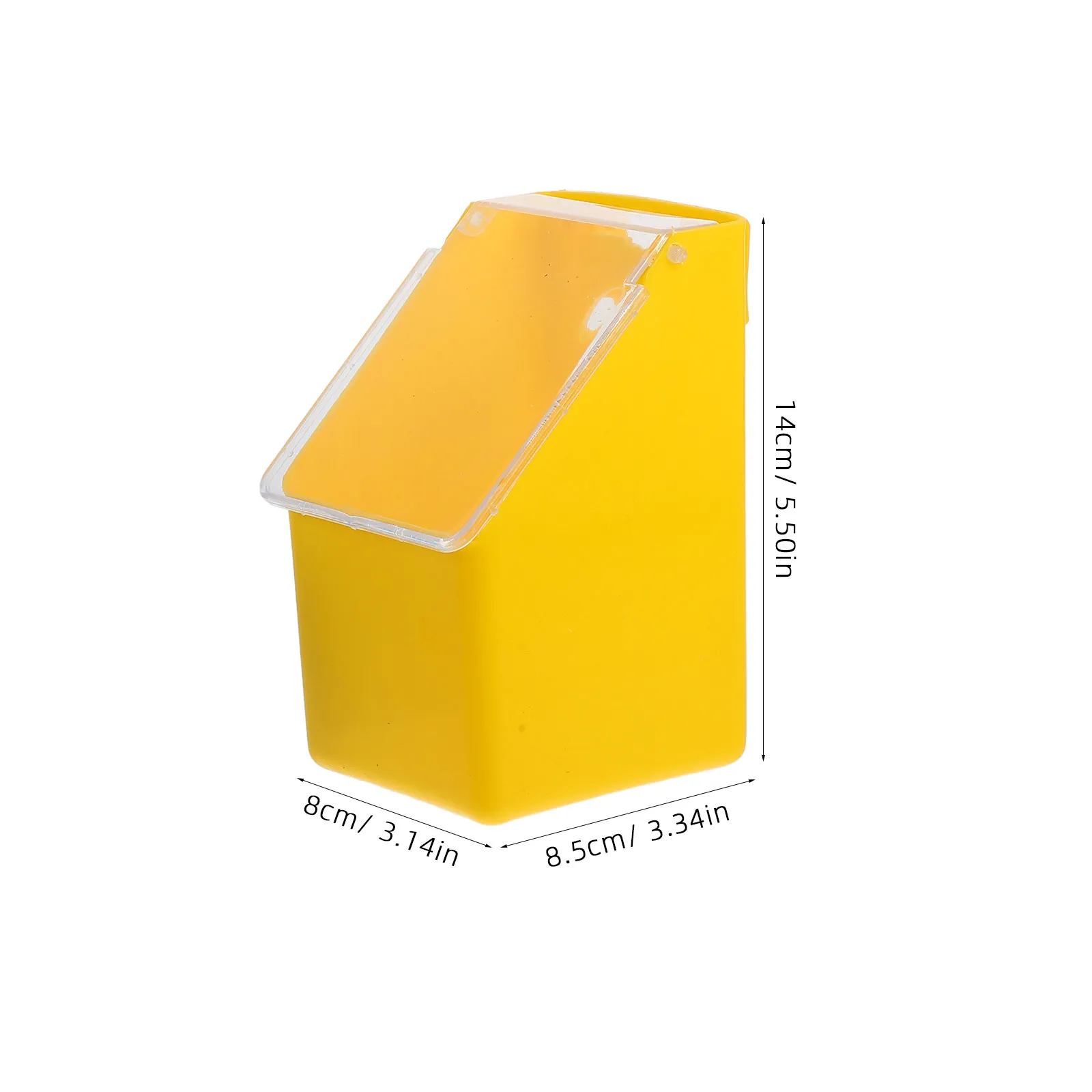 

2pcs Hanging Feeder Durable Bird Food Container Blue Yellow Pigeon Parrot Cage Supplies Easy Clean Practical Design Pet