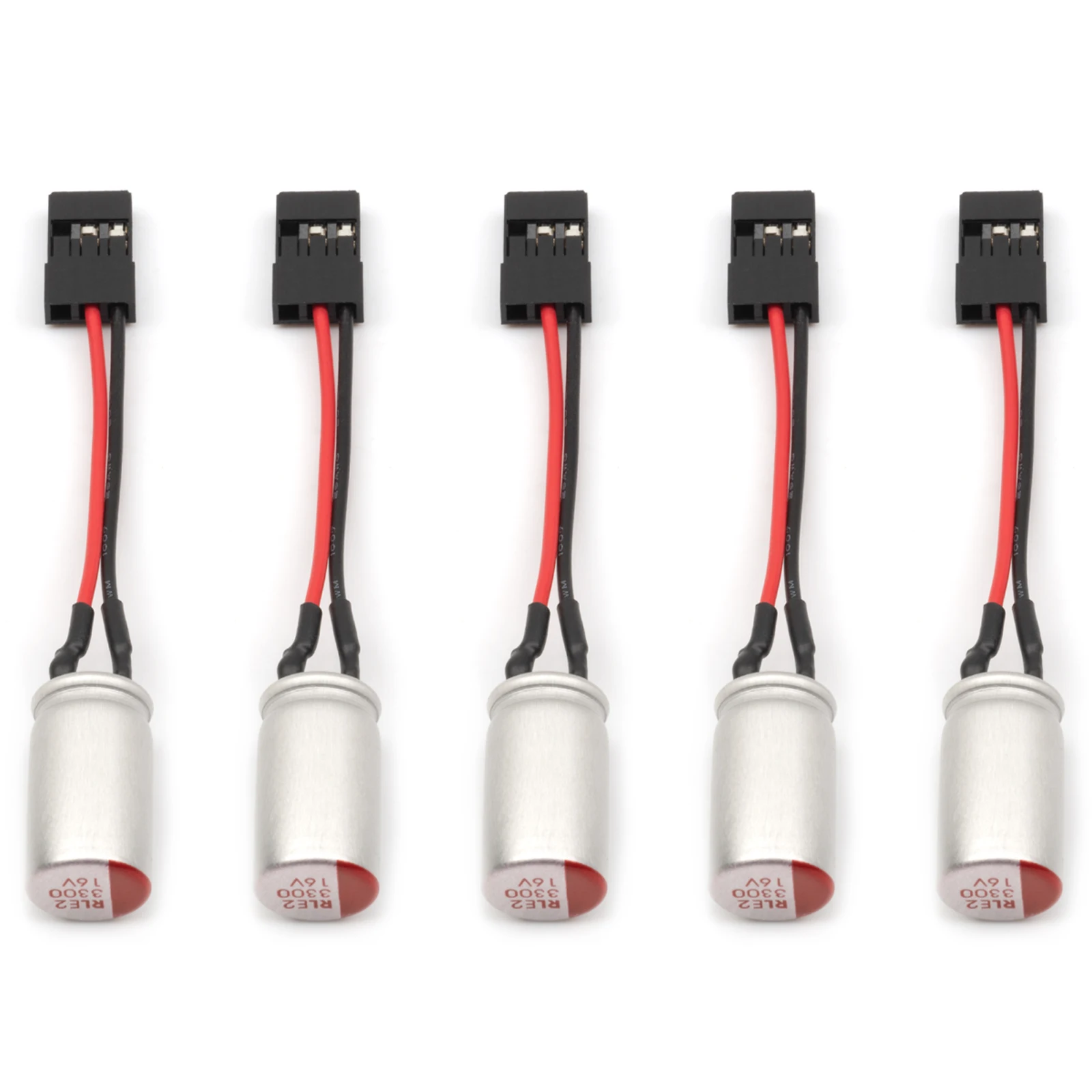 RC Drone Car Flight Control Receiver Capacitor 5Pcs 3300UF 16V Solid&Liquid State Voltage Protector Plug FUTABA FLYSKY RC3S RC4G