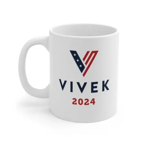 

Кружка Vivek 2024 белая керамическая 11 унций