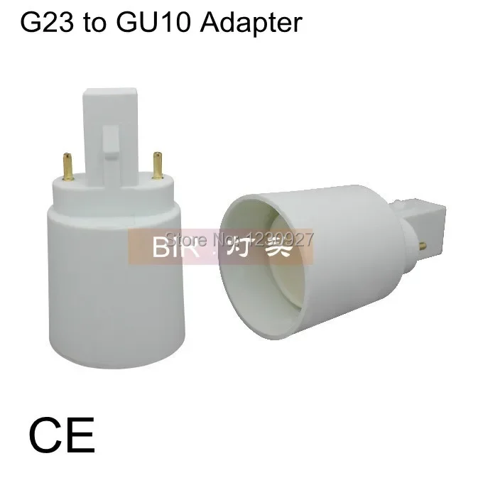 10PCS/LOT G23 To GU10 Adapter  GU10 To G23 Socket  GU10 Base Lamp Holder Converter Lamp Holder