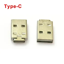 3/5/10PCS Type-C Female to Double-sided USB Am Male Connector 2.0 Charging Version Adapter with PCB Board Inside