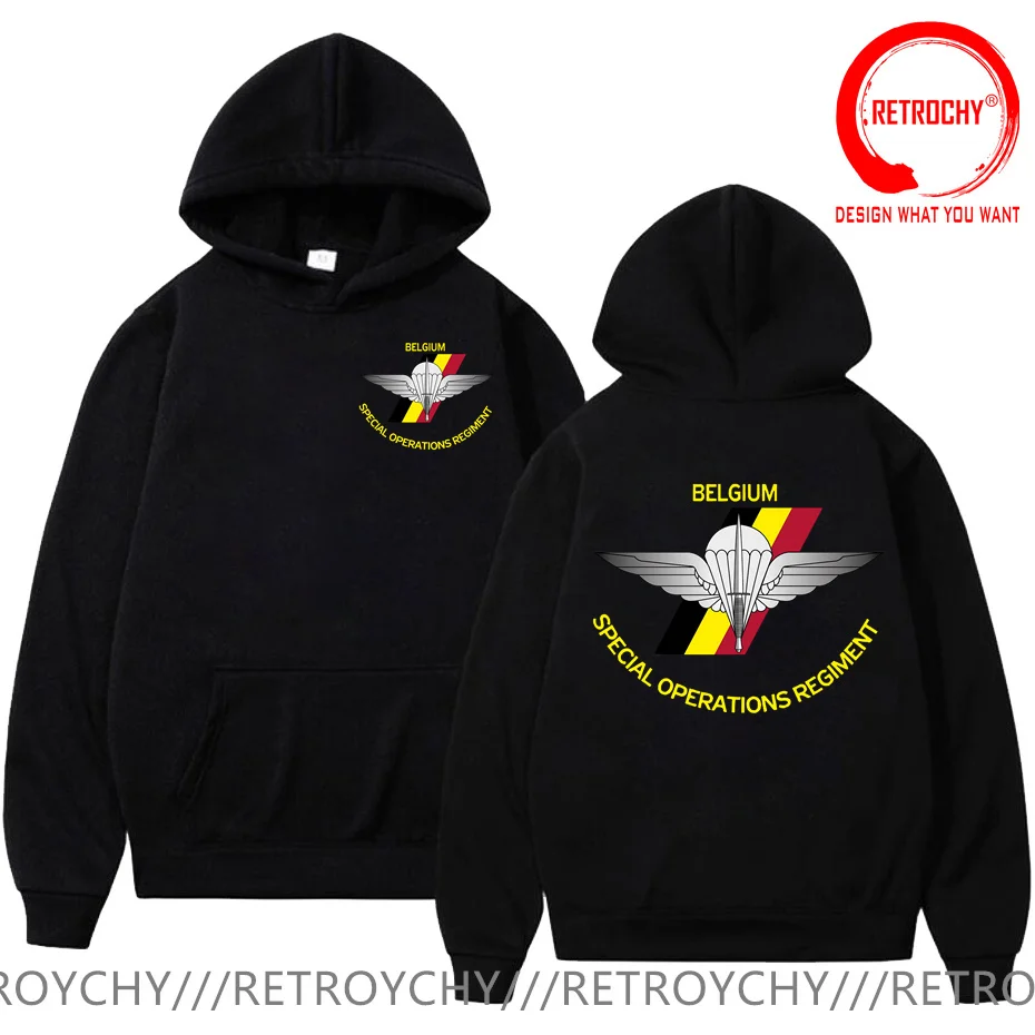 Belgium Special Forces Special Operations Regiment Hoodies Sweatshirts Warm Fleece Hoody Winter Coat Fashion Sweatshirt Hooded