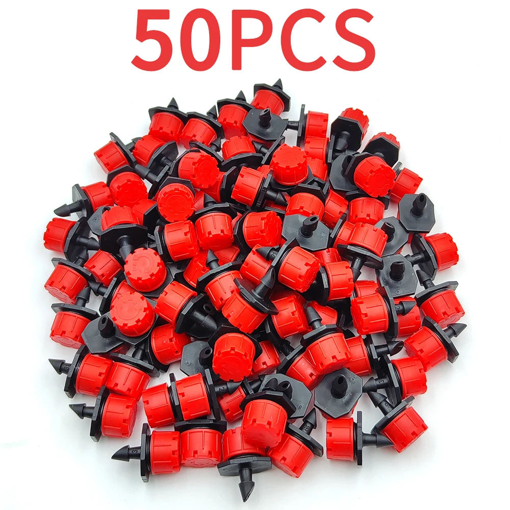 50 stks Prikkeldraad Connectors Irrigatie Fittings Druppelirrigatie Prikkeldraad Connectors 4/7mm Tubing Fittings voor Bloempot Tuin Gazon 5