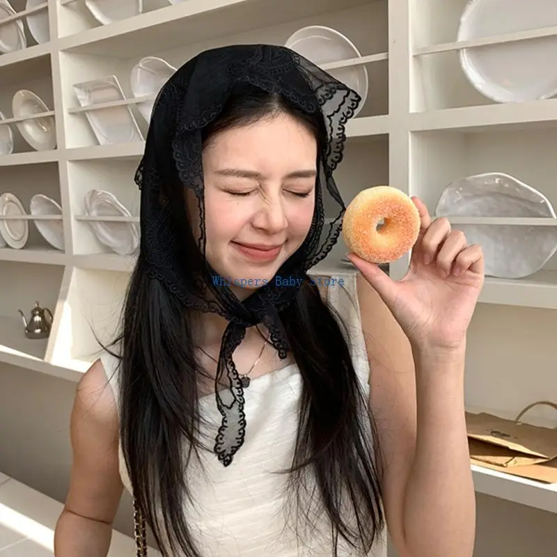 U90E Classical French Head Wrap Soft Comfortable And Quick Drying Polyester Fabric Head Cover Fashion Daily Hair Accessory