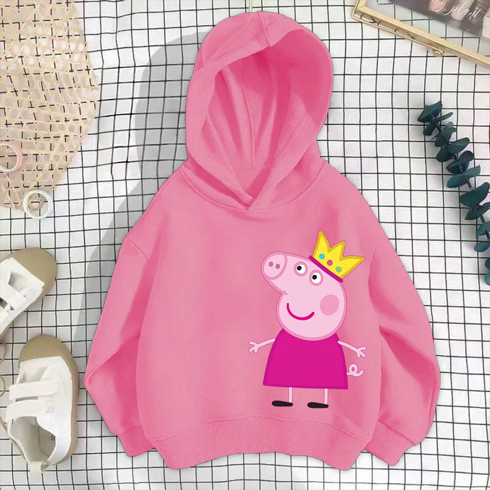 Girls Kawaii Fun Clothing Hoodie Girls Cute tops Hip Hop Sweatshirt Vacation casual loose version Kids hoodie Spring Fall