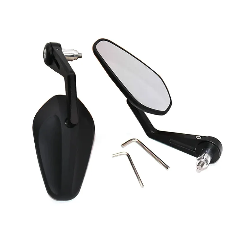 Espelho retrovisor para guidão de motocicleta, alça de reversão, extremidades da barra, espelhos laterais para triumph street triplo 765 r s rs 675 r rx 660s