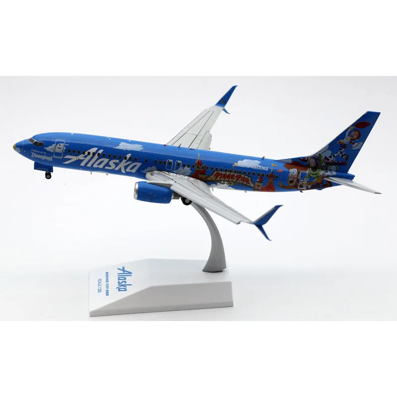 

EW2738004A Alloy Collectible Plane Gift JC Wings 1:200 Alaska Airlines Boeing B737-800 Diecast Aircraft Model N537AS Flaps Down