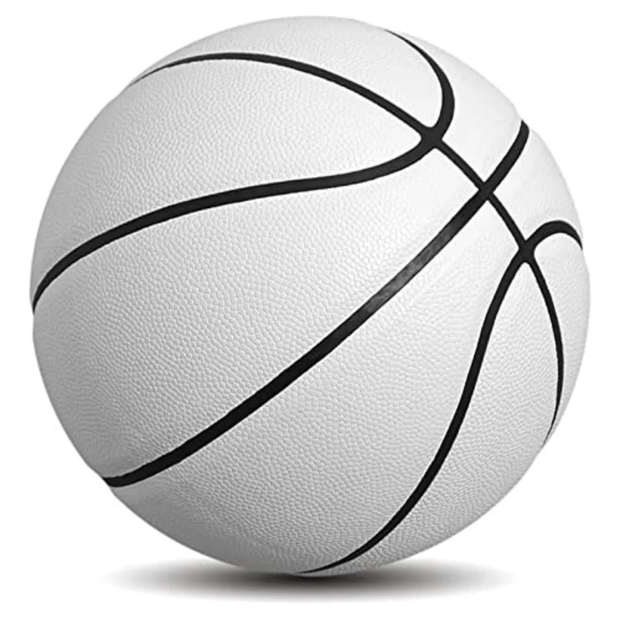 

Размеры// Однотонный баскетбольный мяч, нестандартный, нескользящий, износостойкий, подходит для игры в помещении и на улице, для женщин, молодежи и взрослых.