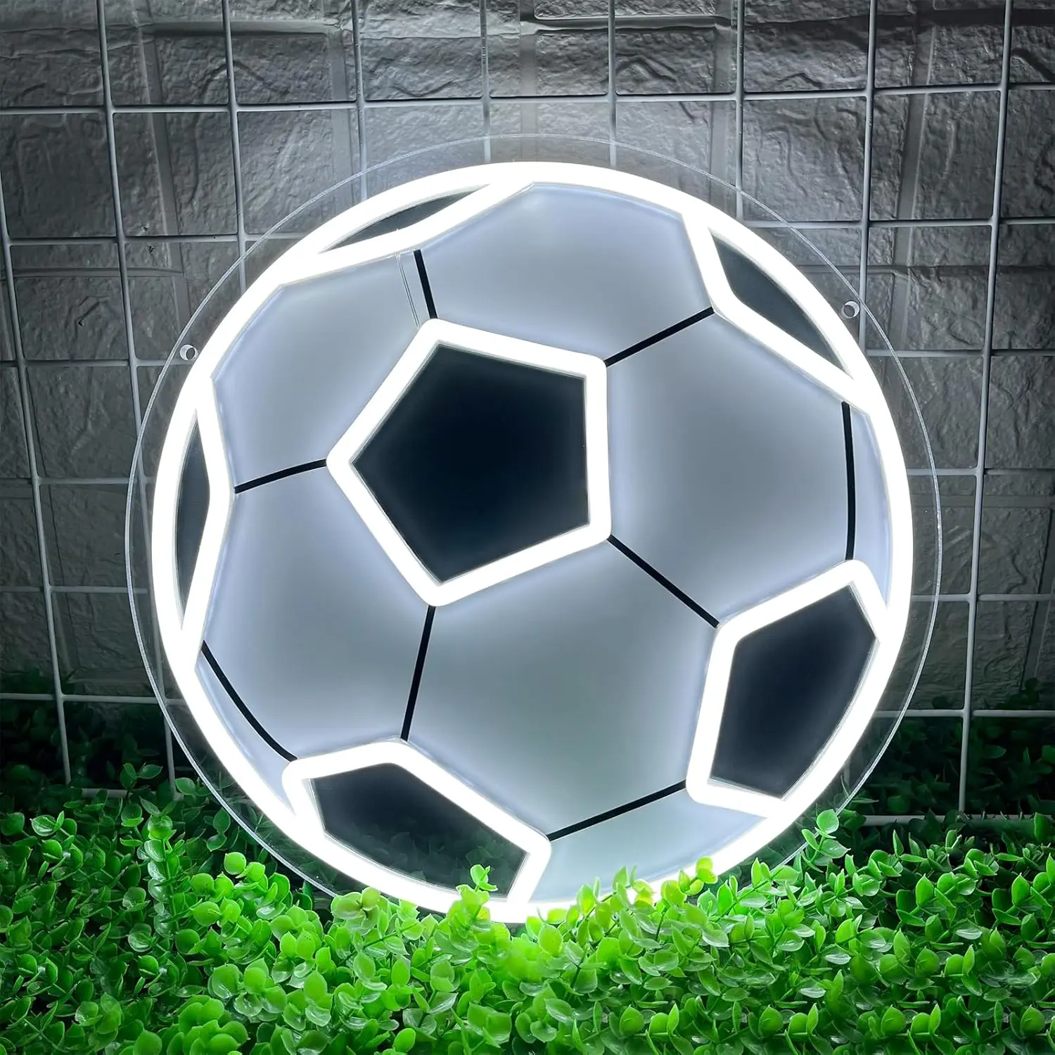 

Soccer Neon Sign USB LED Lights for Bar Garage Gaming Room Bedroom Decoration Gift for Soccer Fans