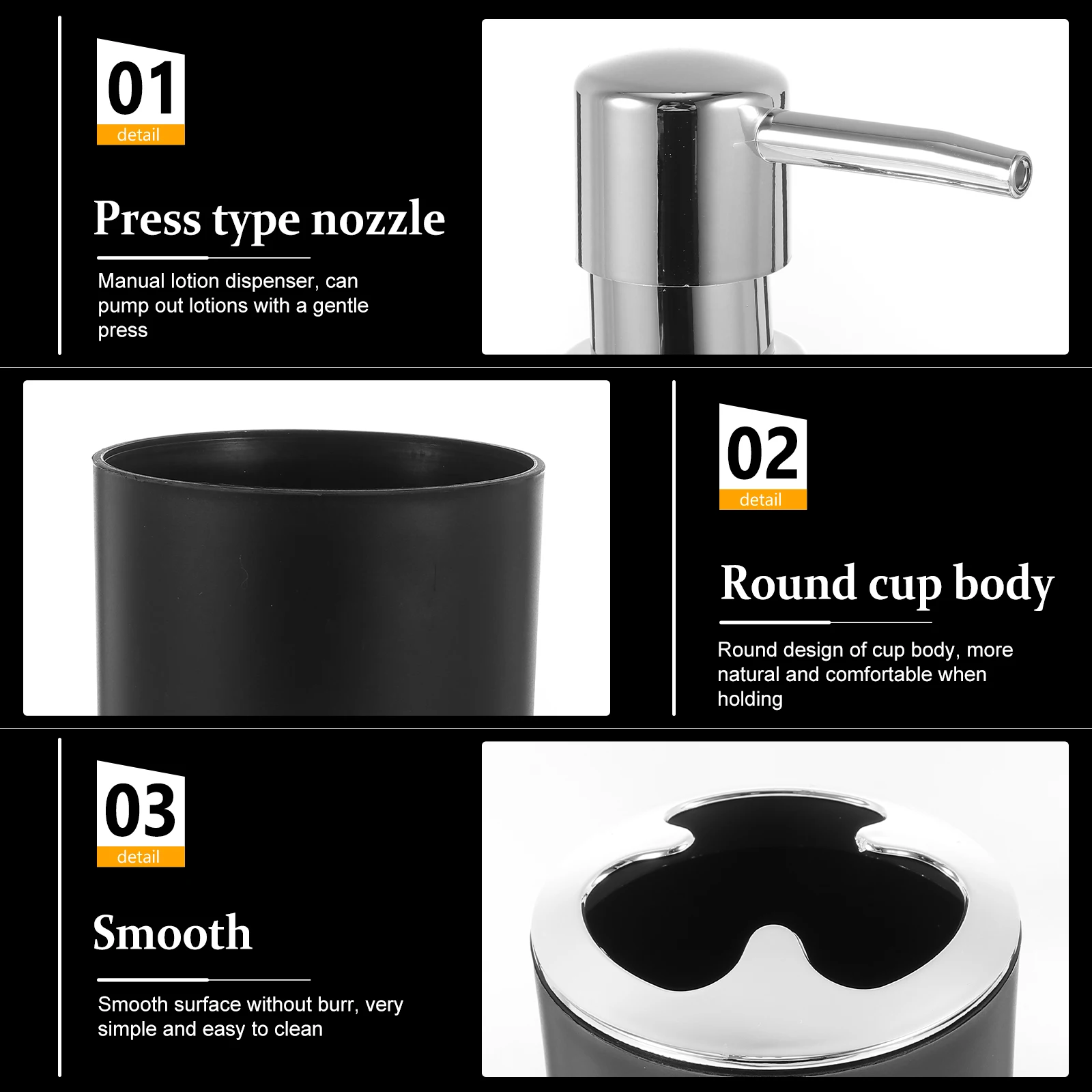 

1Set Bathroom Washing Accessories Plastic Lotion Box Toothbrush Holder Cup Simple Clean Tidy Home Use Plastic Lotion Box