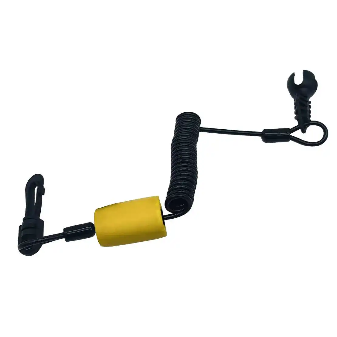 278003400 278003410 278002843   Clip per cavo chiave con cordino di sicurezza giallo adatta per Sea-Doo RXT RXP Spark 900 ACE Wake GTX GTI GTR