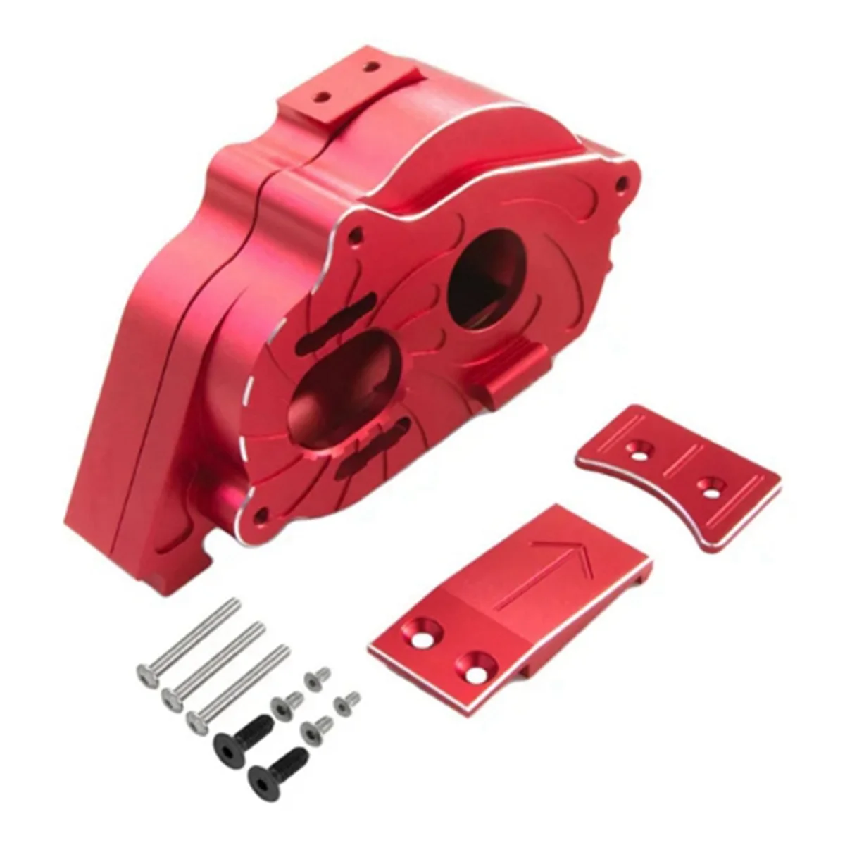 Metal Medium Gearbox for ARRMA RC Car Parts for 1/10 KRATON OUTCAST 4X4 4S V2 BLX 1/8 Mojave 4X4 4S RC Car Upgrade