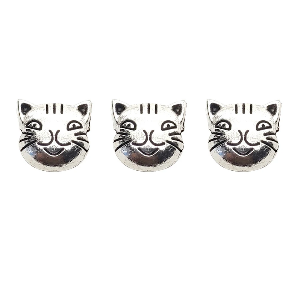 

50pcs Beads Charms Alloy Spacer Pendants Jewelry Accessories Tibetan Silver Jewelry Accessories DIY Mixed Charm Vintage