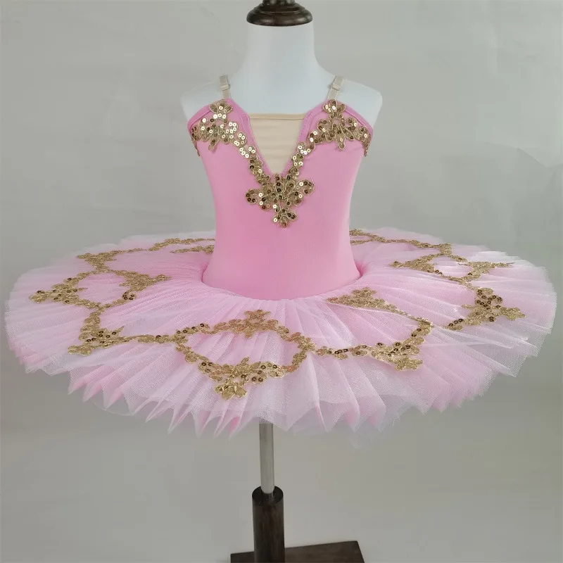 Dreamy Ballet Tutu Dress Stage Performances Girls Princess Dresses Dancing Costumes Children's Day Outfits Kids Fashion Vestido