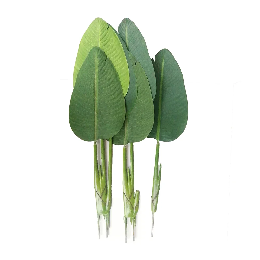 80CM 6 Leaves Artificial Slik Traveller\'s Tree High Quantity Family Garden Party Decorative Fake Plants Tree Without Pot