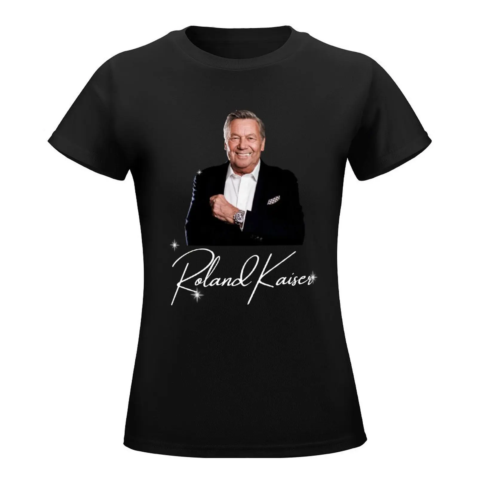 Roland kaiser - rip Roland kaiser - rest in peace Roland kaiser T-Shirt Aesthetic clothing oversized tops Women