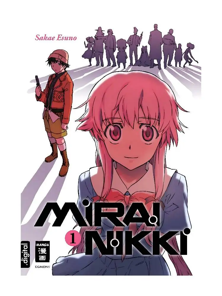 M-Mirai N-Nikki Poster 	   Hochwertige Wandkunst für Zuhause, Büro, Schlafzimmer, Wohnzimmer, Flur, Bar, perfektes Geschenk