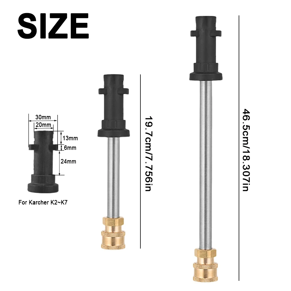 Karcher Pressure Washer Extension Lance Quick Connect High Reach Durable for SUV Pickup Large Vehicles
