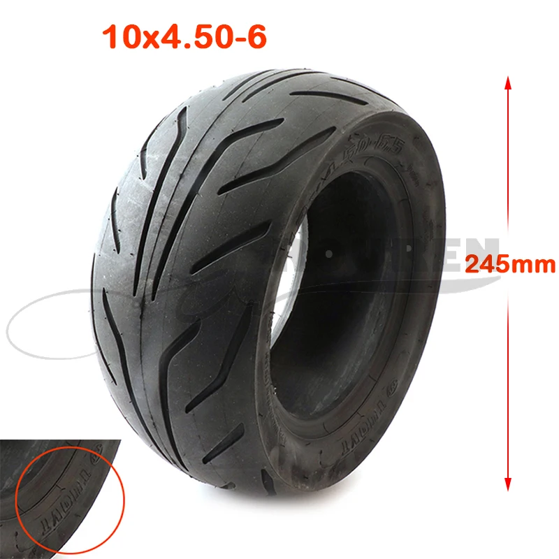 

10X4.50-6 Tire 10 Inch City Road Thickened Anti-skid Tire for Electric Scooter ATV 49cc Mini Motorcycle Wheel Accessories