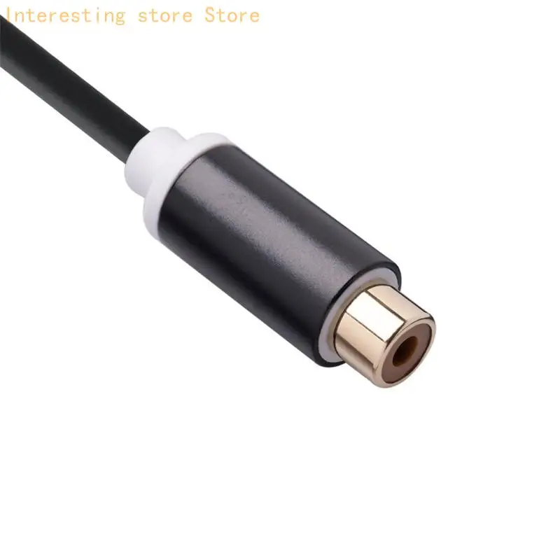 RCA-Stecker auf RCA-Buchse, Stereo-Kabel, Y-Stecker, 1 bis 2 RCA-Adapter 55KC – Detail 2