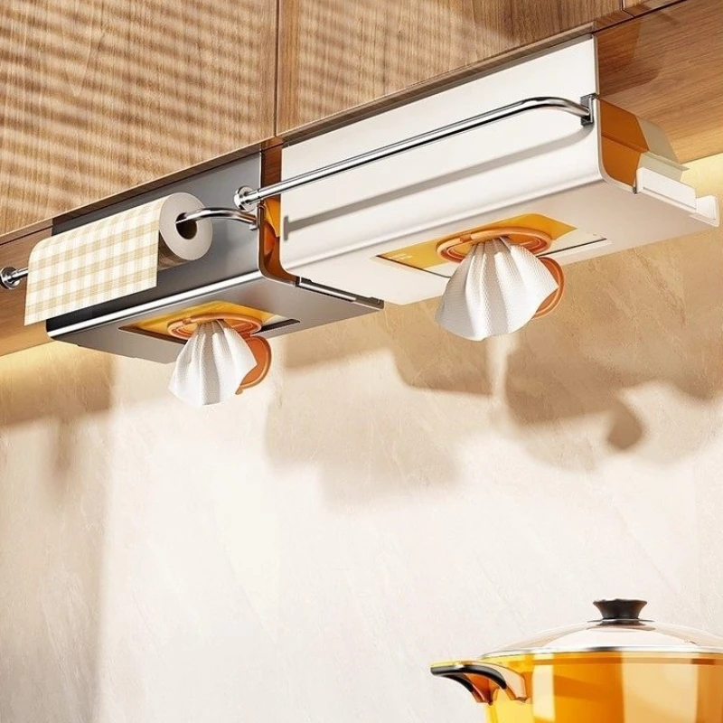 kitchen-paper-towel-holder-cabinet-paper-roll-holder-home-plastic-wrap-organizer-wet-wipes-cloth-storage-box-perfect-storage
