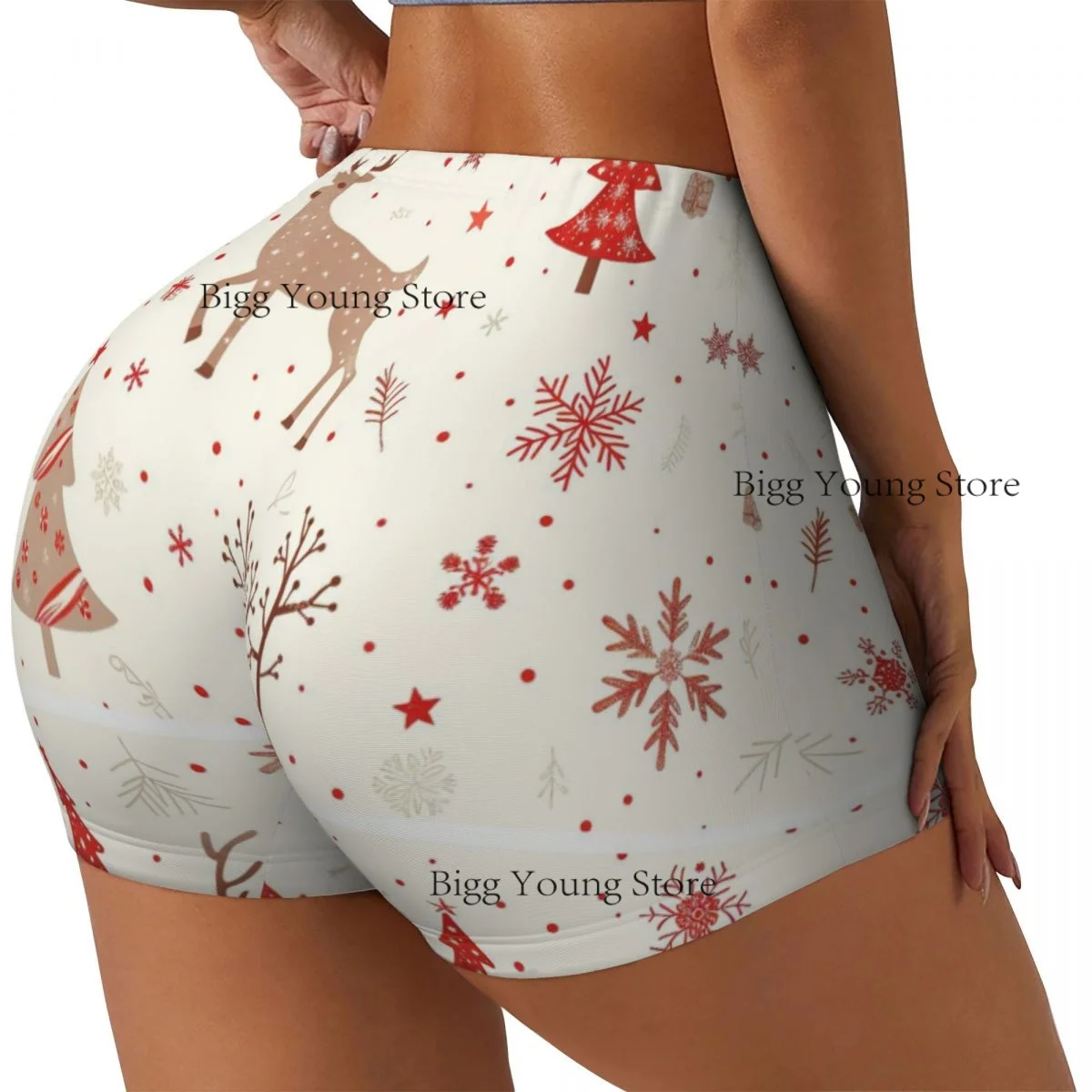 

Женские шорты для йоги, рождественские шорты для тренировок, быстросохнущие шорты для фитнеса, женские шорты для йоги, тренажерного зала, шорты для бега, брюки, спортивная одежда