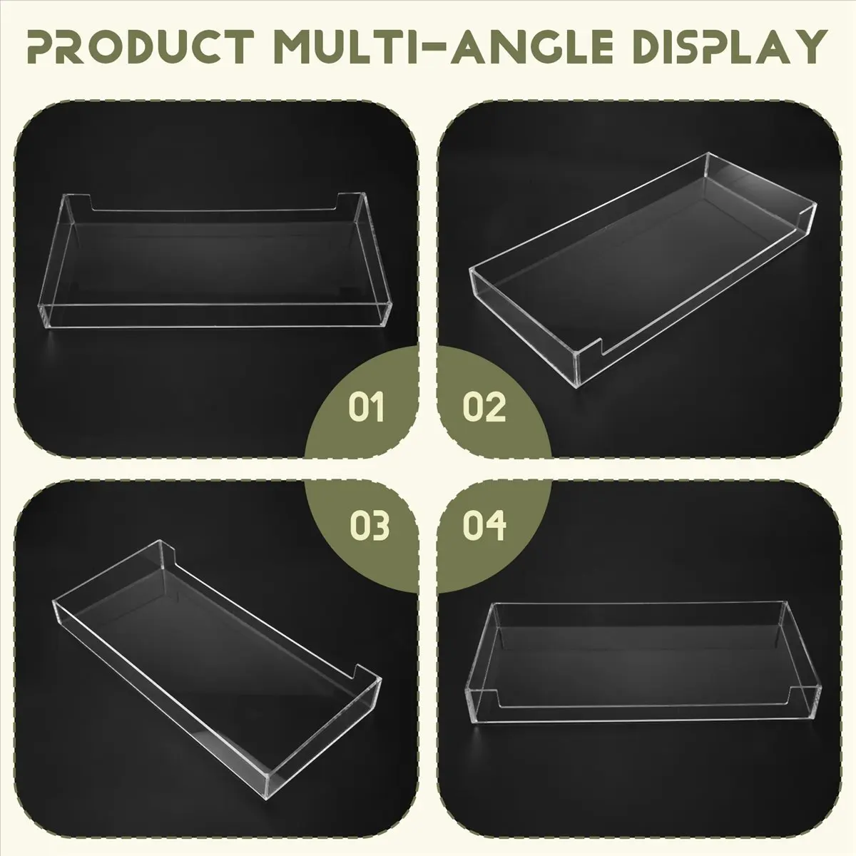

Прозрачный пылезащитный чехол для клавиатуры A46U из прочного акрила, легко чистится, для настольной клавиатуры, 375X150X48 мм