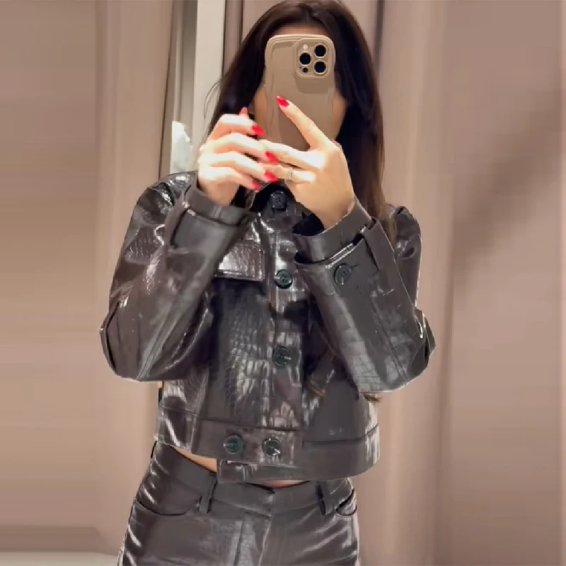 Giacca blazer scavata sexy chic per donna Spalla imbottita O collo Cappotto completo a maniche lunghe 2025 Lady Autunno Streetwear Outwears