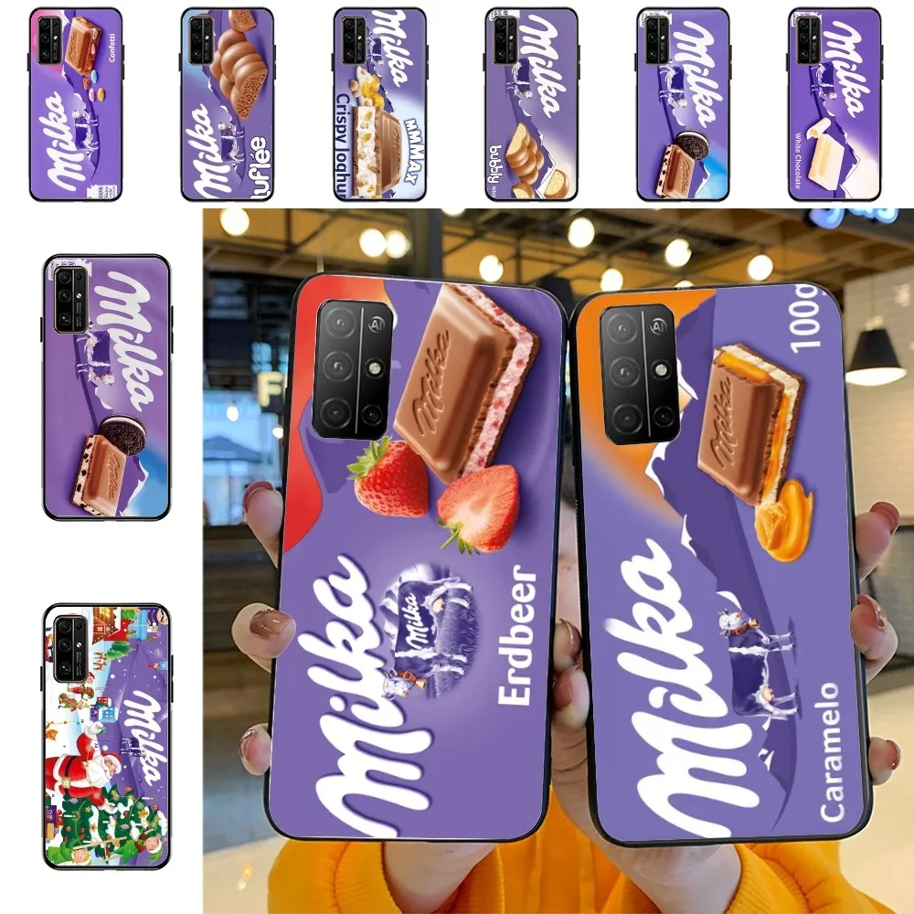 Chocolate Milka Box Phone Case For Huawei Honor 10 lite 9 20 7A 9X 30 50 60 70 pro plus Soft Silicone Cover