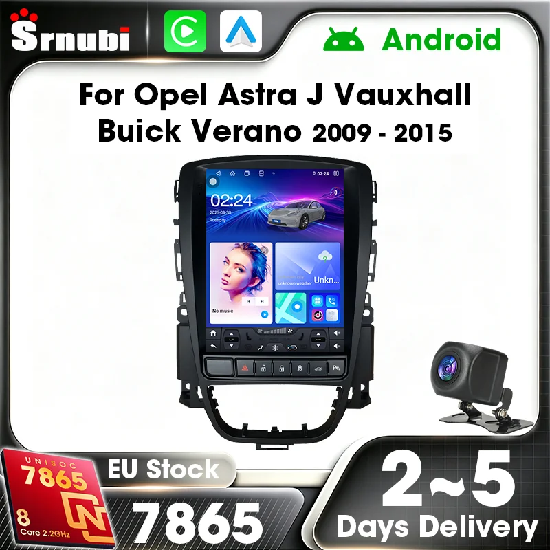 GPS-Navigations-Autoradio 9,7 Zoll Multimedia-Player Android Auto für Opel Astra J Vauxhall Buick Verano 2009 - 2015 Wireless Carplay UIS7865 Stereo DSP Audio Head Unit Zubehör